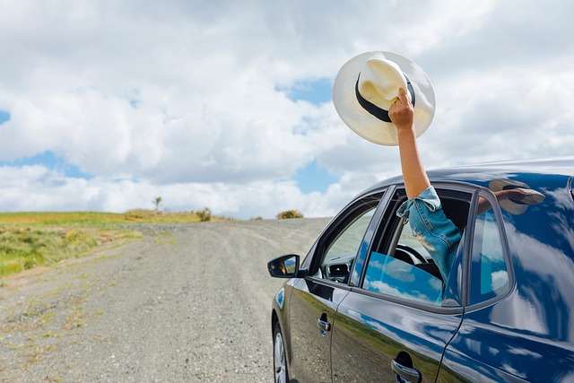 Car ready for a road journey